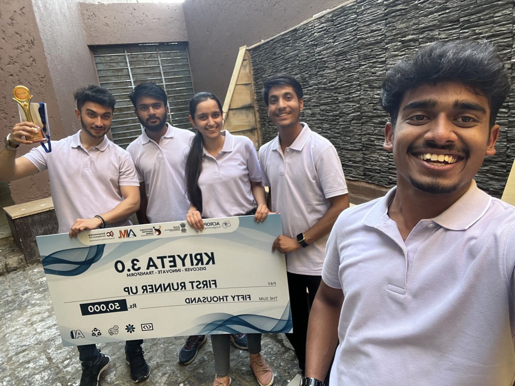 Runner-Up — Kriyeta 3.0 National Level Hackathon