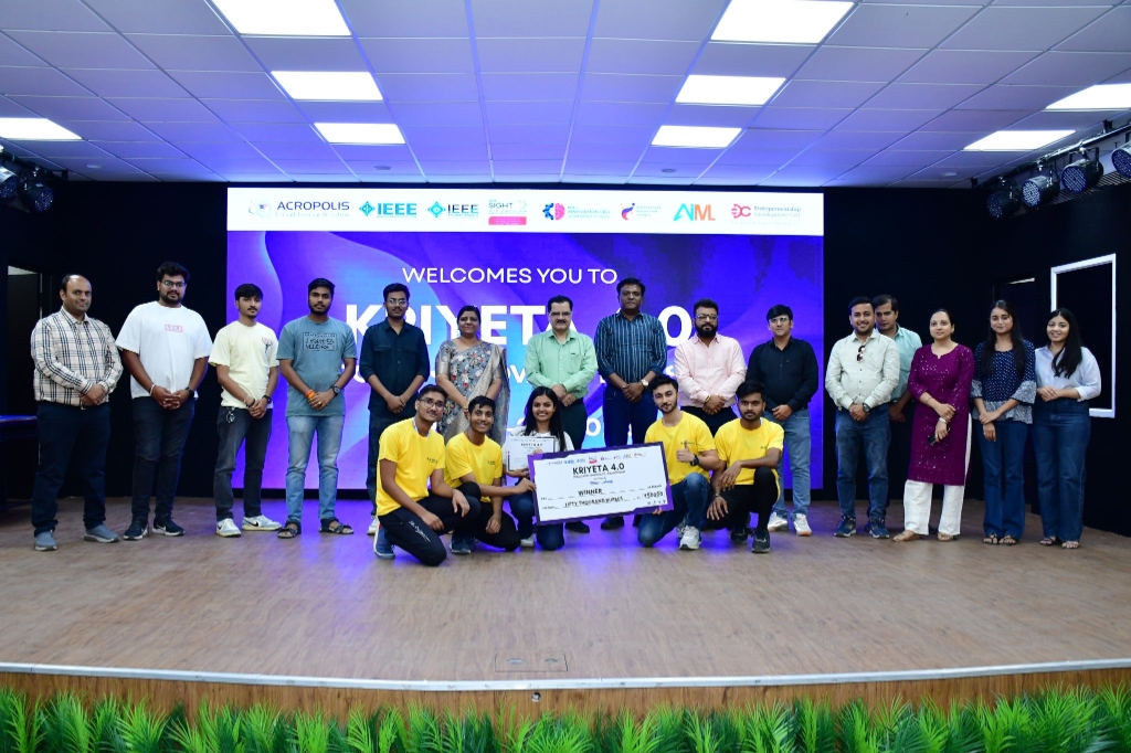 Winner — Kriyeta 4.0 National Level Hackathon